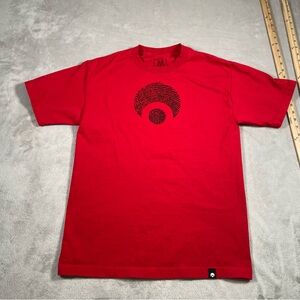 Osiris Red Fingerprint Graphic Tee  Medium
